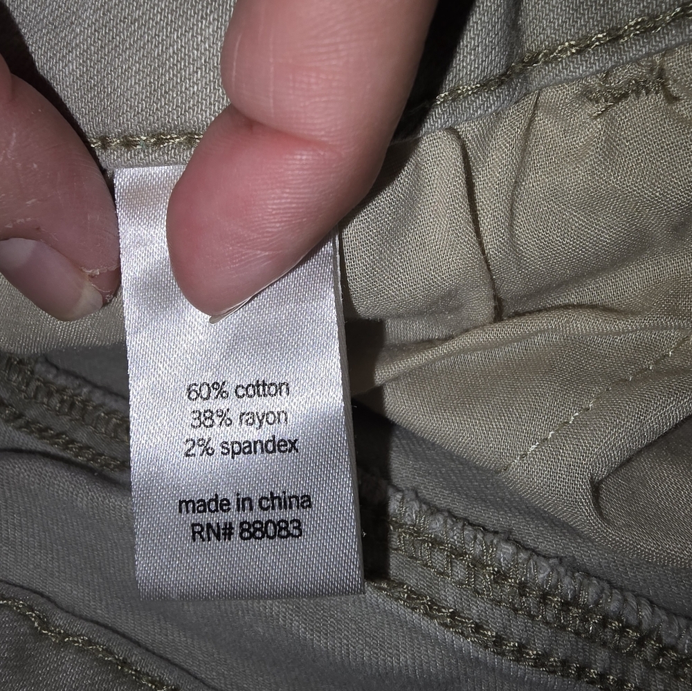 Juniors light Olive SO Skinny Jegging‎ Jeans sz 7 - Picture 5 of 5